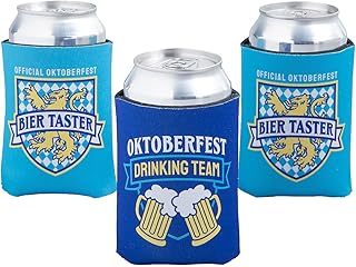 Fun Express Oktoberfest Can Sleeves, 12 Pieces