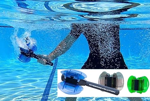 Hydrorevolution - Entrenador de raquetas acuáticas  Aumenta la potencia y la velocidad de giro de la raqueta en el agua  Mejora la movilidad del