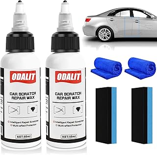 2Pcs Odalit Ultimate Car Paint Scratch Repair Wax, Car Scratch Remover, Universal Compatibility, Super Hydrophobic Protection, Metal, Plastic, Leather, Rubber