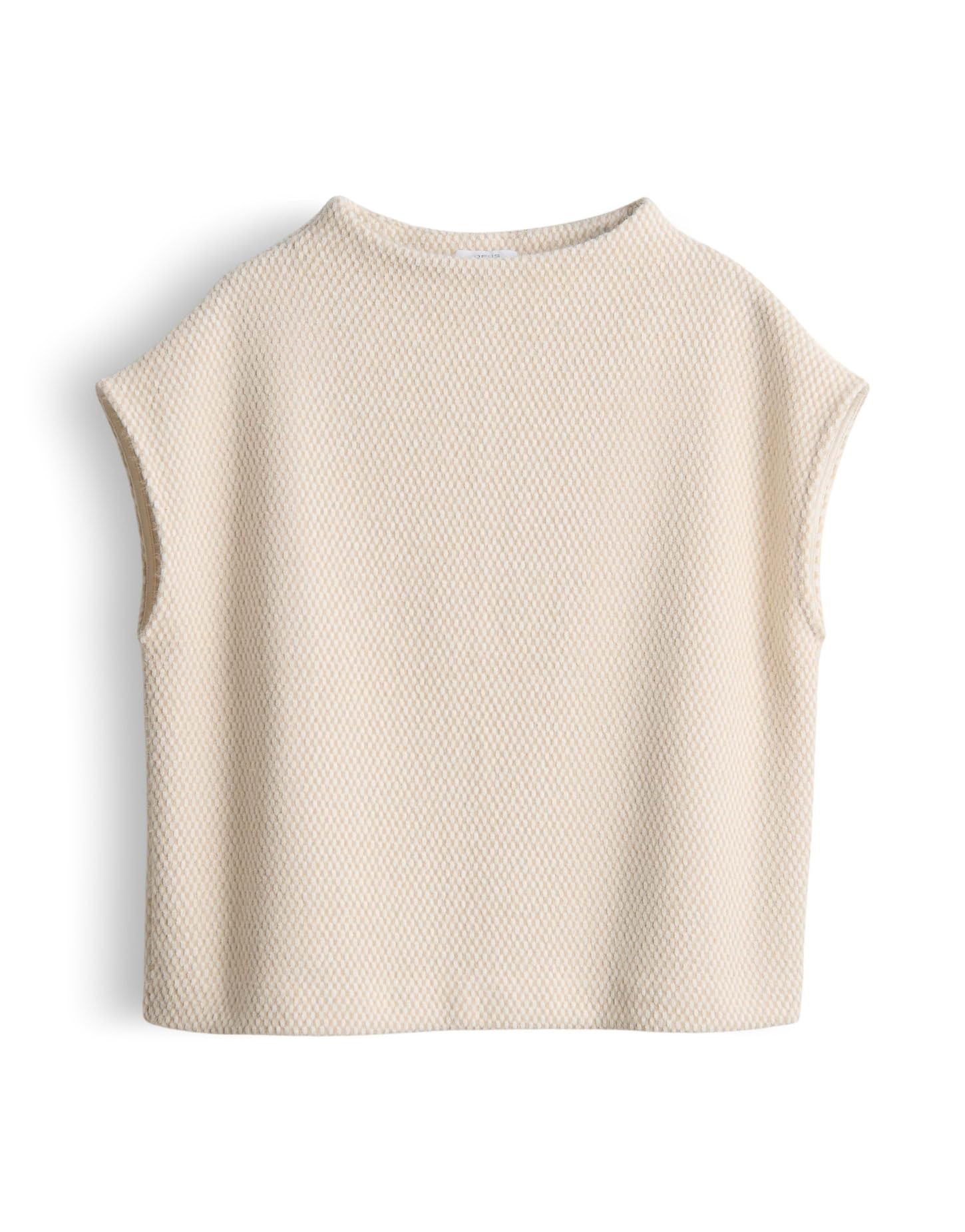OPUS Damen Sweatshirt | GOFIR Boxy Pullunder aus Sweatware