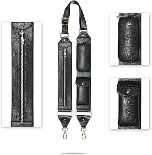 Shoulder Strap Replacement, Bag Strap Replacement Crossbody with Storage Space, Leather Versatility Crossbody Strap Replacement for Handbag, Purse Strap Replacement Crossbody
