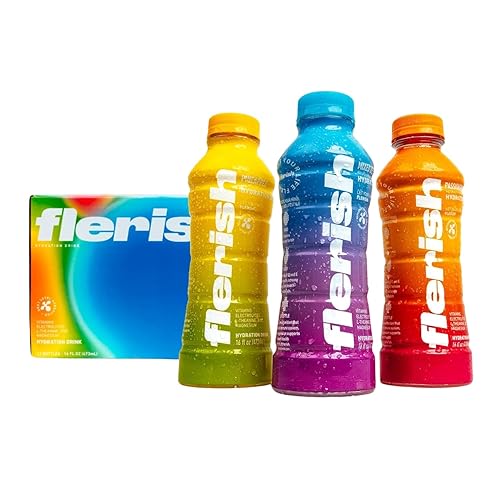 Miniatura 10 de FLERISH Bebida de hidratación mejorada | Bebida funcional a base de sandía con electrolitos | Magnesio y L-teanina | Sin edulcorantes artificiales |