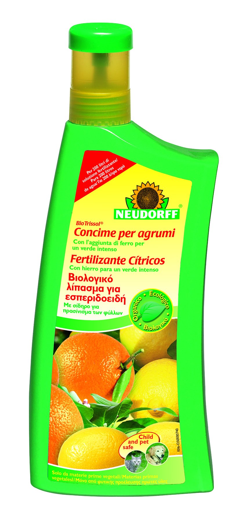 Neudorff BioTrissol - Fertilizante cítricos, 1 l, Color Amarillo