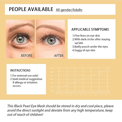 Miniatura 6 de Parches antienvejecimiento para debajo de los ojos, máscara de ojos de oro de 24 quilates, reduce la hinchazón y las ojeras, nutre la piel, suaviza