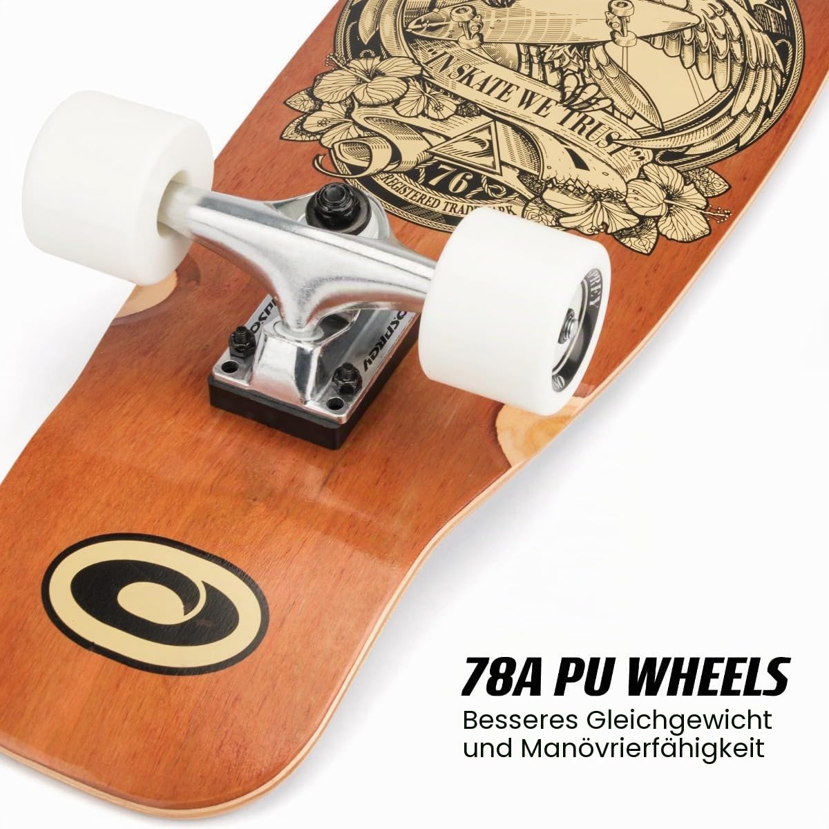 Osprey Single Kick Tail Cruiser Skateboard