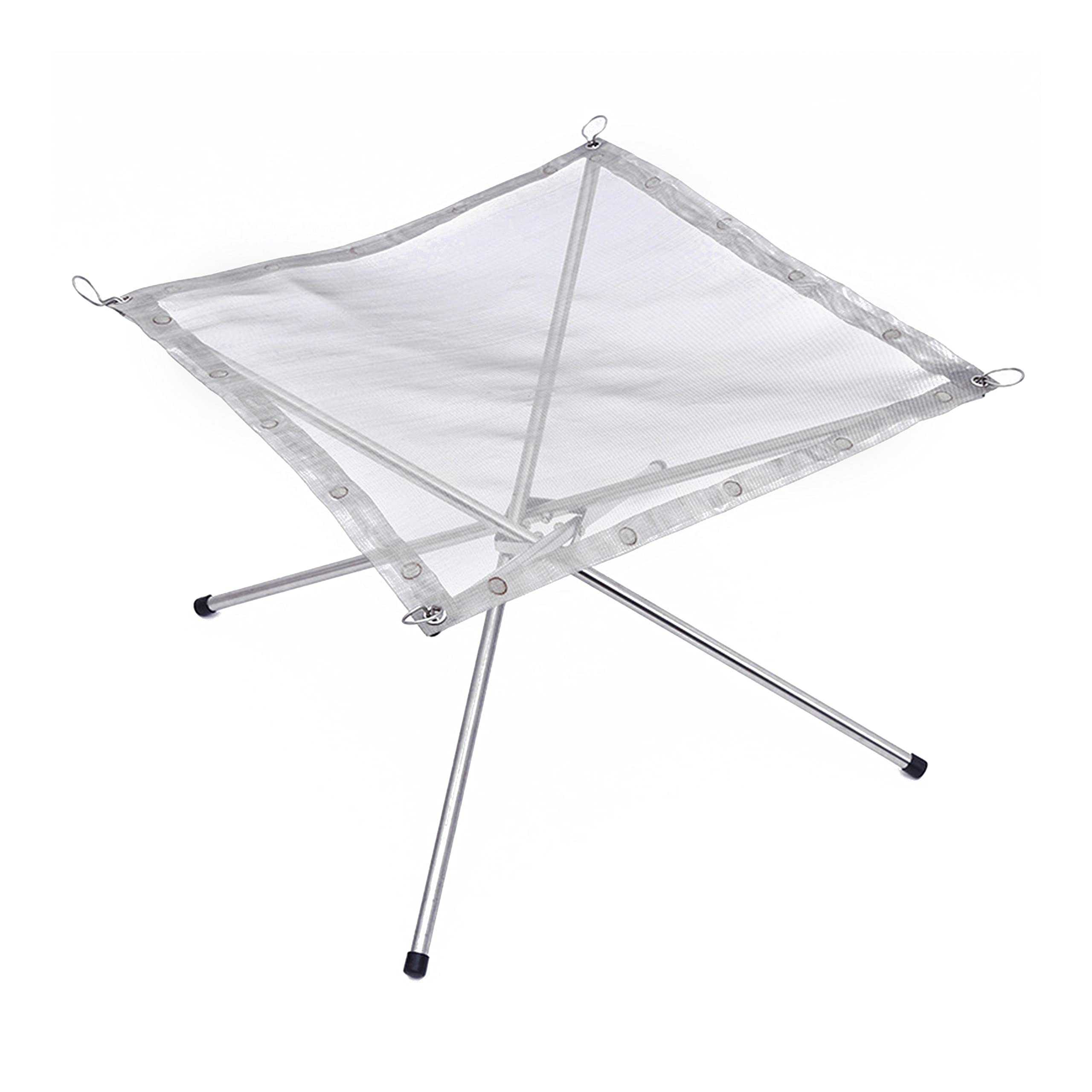 Eurohike Lightweight Portable Mesh Fire Pit, Folding Fire Pit, Portable Fire Pit, Compact Bonfire, Outdoor Heating, Ideal for Camping, Garden, Backyard and Patios, Camping Equipment,