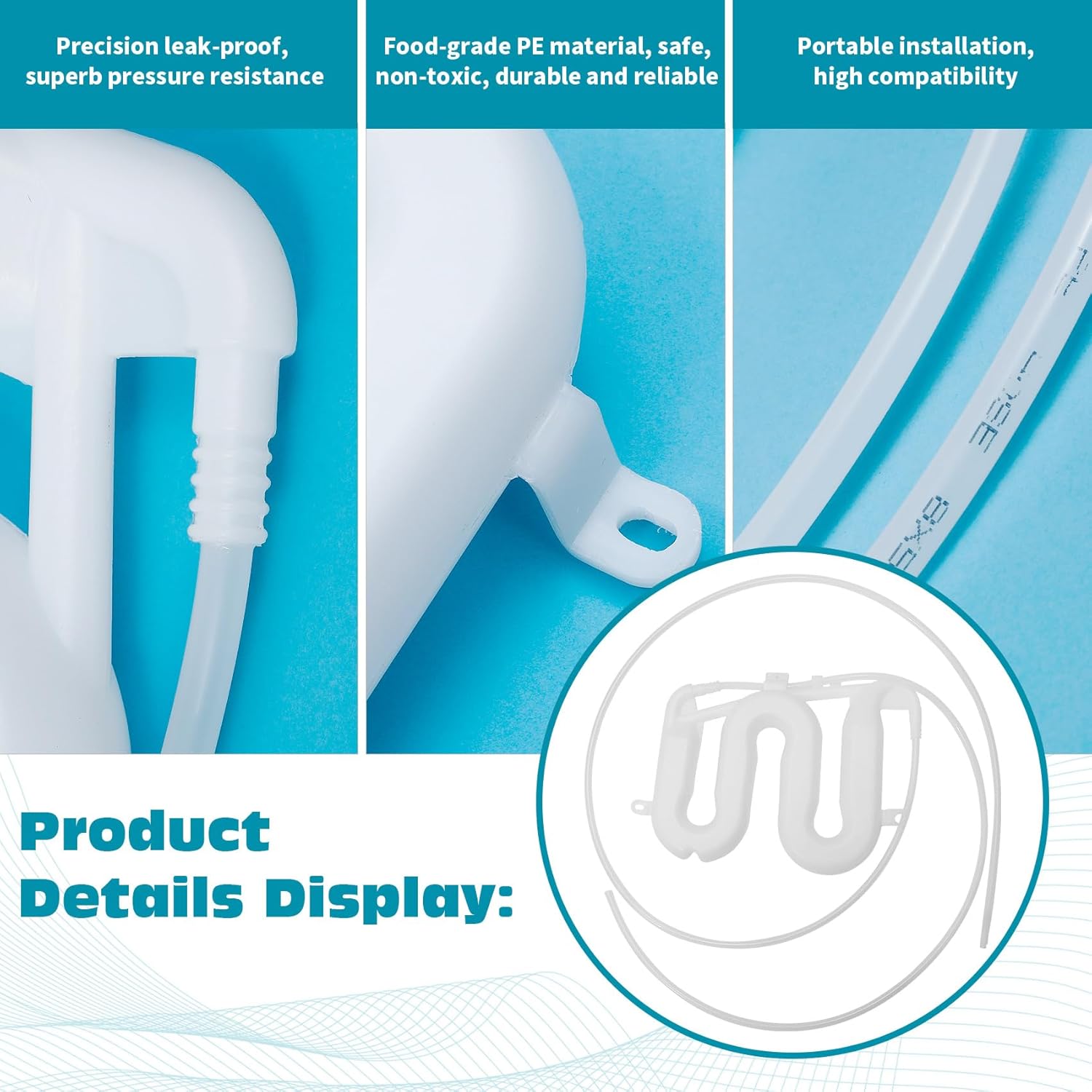 WR17X11440 Refrigerator Water Tank Assembly, Replace 1091942 AP3205548 162D6801G046 Models etc. Compatible with GE, Hotpoint, PSHS6PGZBESS, PSCS3RGXCFSS, PSHS9PGZBCSS, PSS26SGPASS, 1 Year Warranty