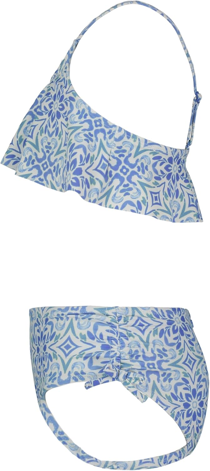 Roxy Girls' Two-Piece Bikini Swimsuit Set, UPF 50+ Sun Protection, Quick-Dry... - Picture 5 of 44