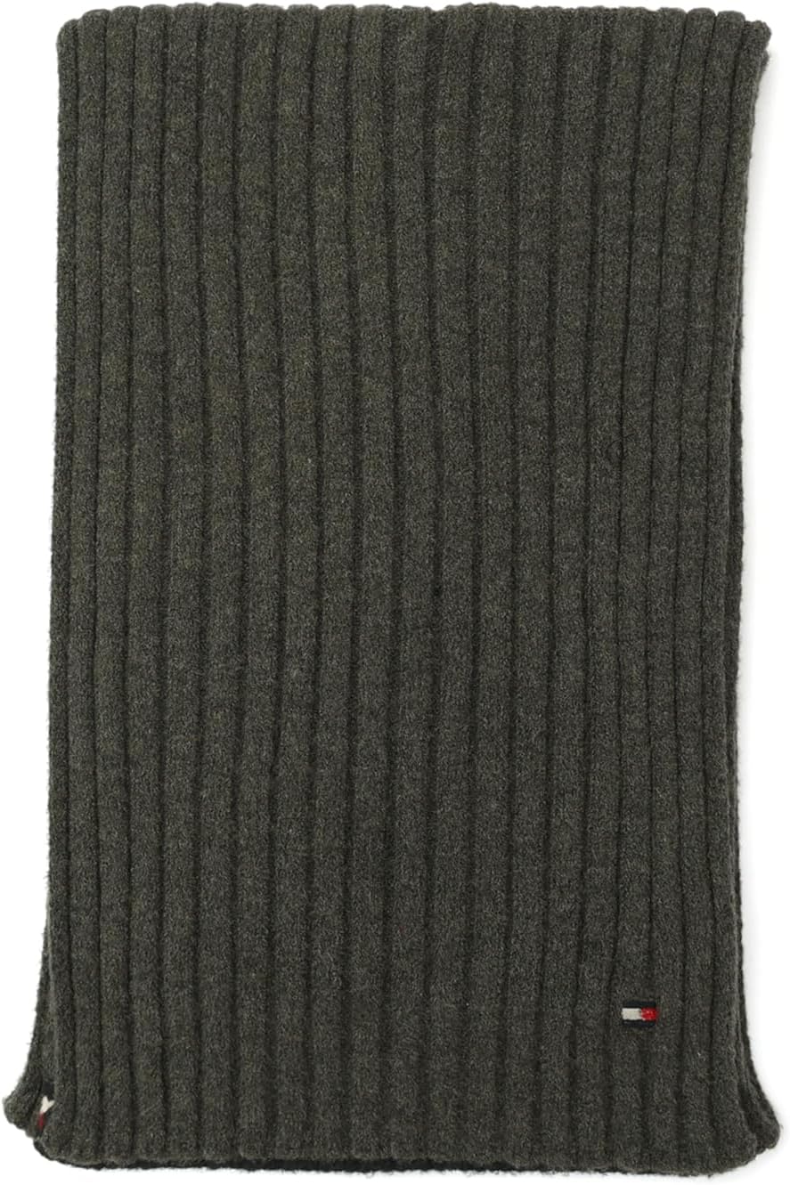Tommy Hilfiger mens Wide Rib Global Stripe Hat & Scarf - Image 3