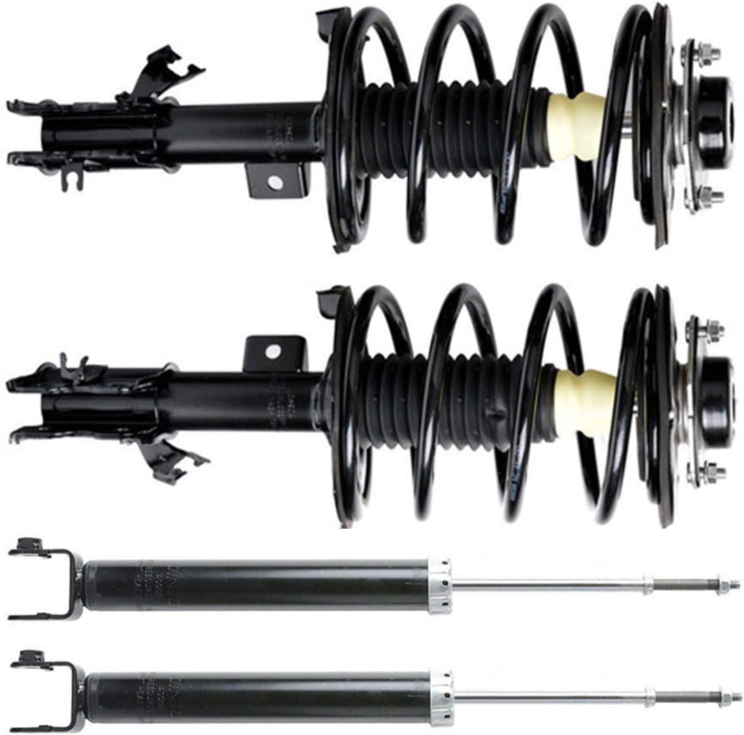 Maxfavor Front Complete Struts Rear Shocks fit for Nissan Maxima 2004 2005 2006 2007 2008 3.5L, Quick Strut Assembly Shock Absorbers Suspensions Amortiguadores