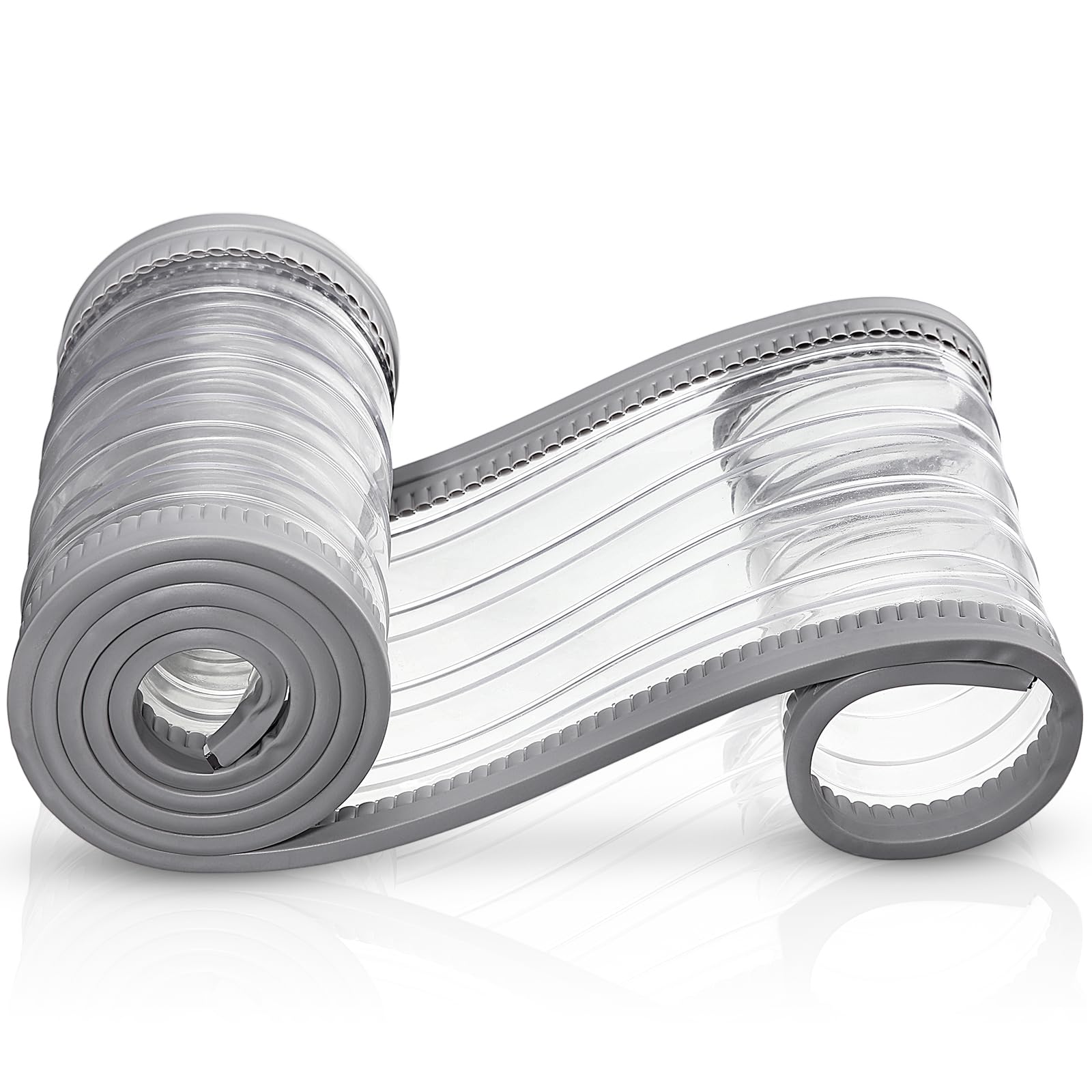 MixweerDog Door Replacement Flaps PET House Door Strips Magnetic Plastic Vinyl Strip for DIY Dog or Cat Door, 8 x 59'' Clear Doggy Door Flap for Thick Doghouse or Kennel Thermal Insulation