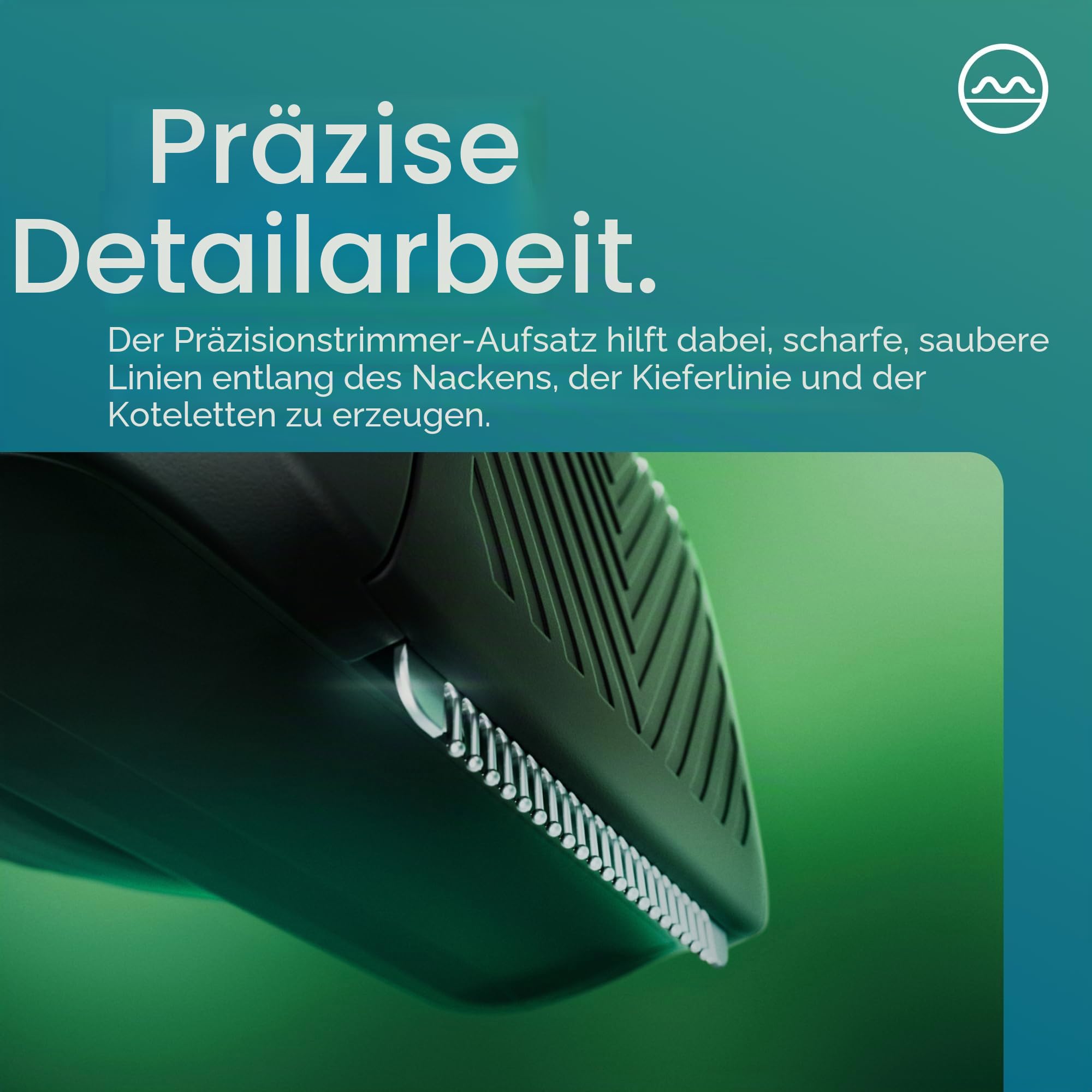 MANSCAPED® The Chairman™ Plus Elektrischer Rasierer, zwei Klingenköpfe, SkinSafe®-Folie & Präzisions-Schneider, USB-C-Aufladung, sanft