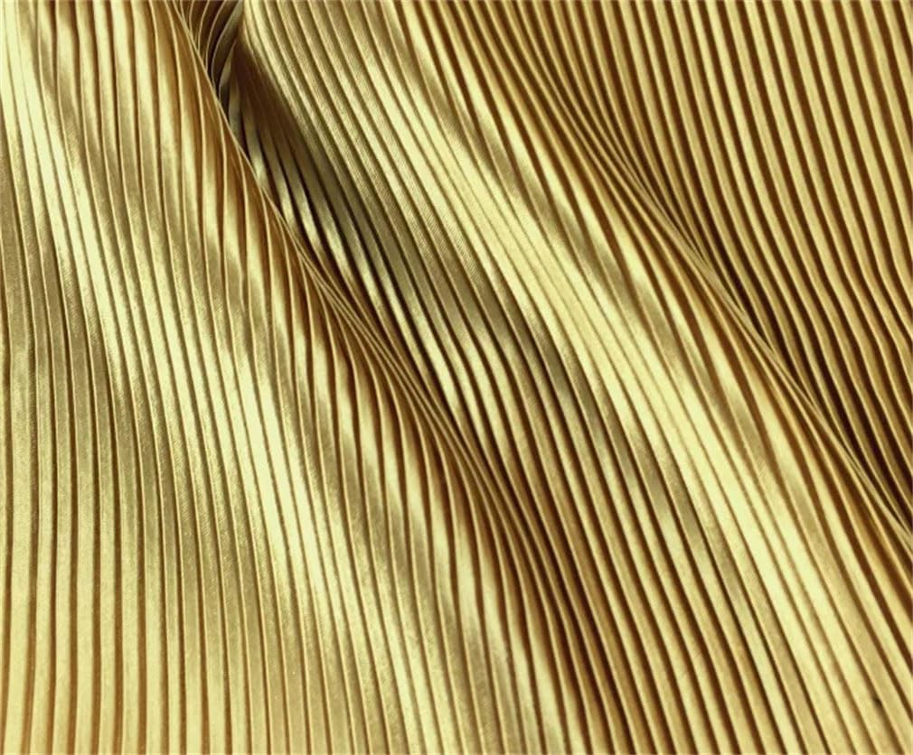 Tela Satinada Plisada De Acordeón Con Volantes, Material De Diseñador Para Costura De Vestidos, Telas De Fondo Por Metro, 3/5/10M