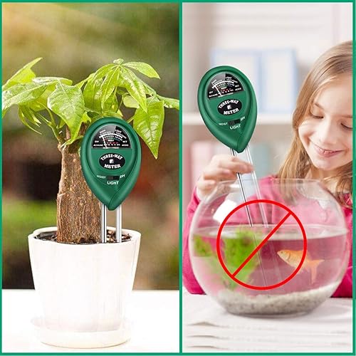 Miniatura 5 de Medidor de suelo, medidor de humedad para plantas en maceta, kit de prueba de suelo para plantas de interiorexterior, medidor de pH del suelo para