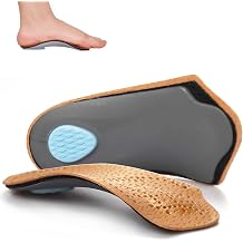 Orthotic Inserts 3/4 Length, Half Plantar Fasciitis Support with Metatarsal Pad Heel Cushion, Light Leather Foot Shoe Insoles for Women and Men, High Arch Support for Flat Feet Walking Exercising, XXL