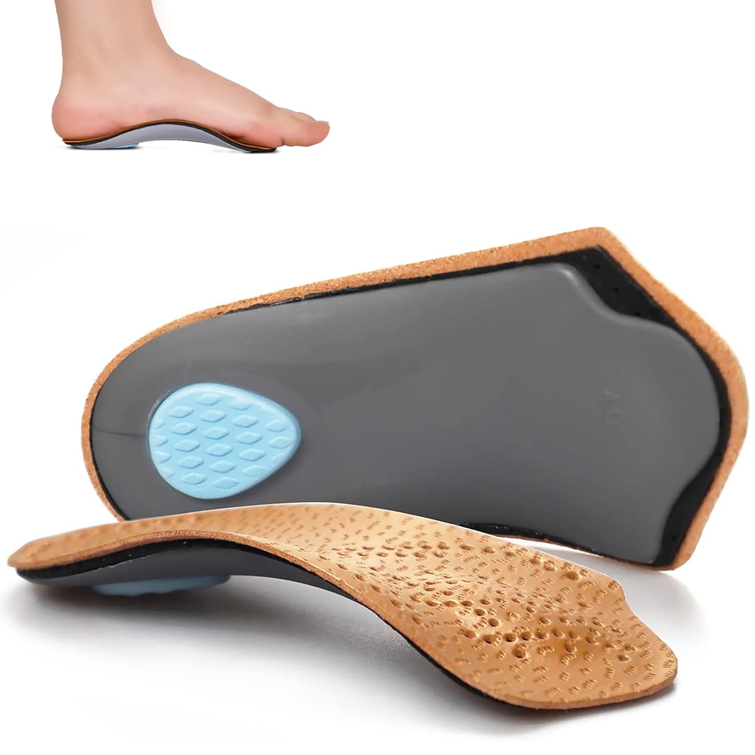 Arch Support Insoles for Women Men 3 4 Plantar Fasciitis Insoles High Arch Supports Shoe Insoles for Flat