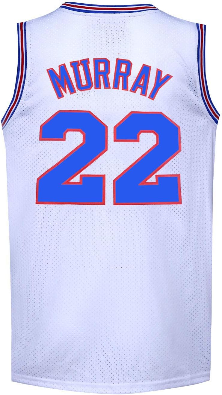 Mens Basketball Jerseys Movie 90s #22 Bill Murray Space Shirts Hiphop Party Clothing