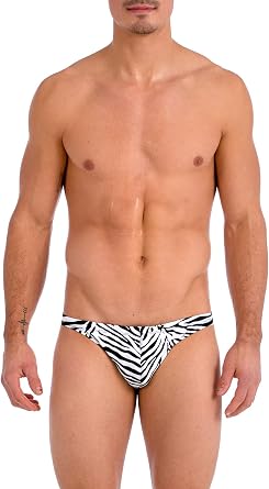 Gary Majdell Sport Mens USA Ultra Greek Bikini Freedom Swimsuit with Contour Pouch