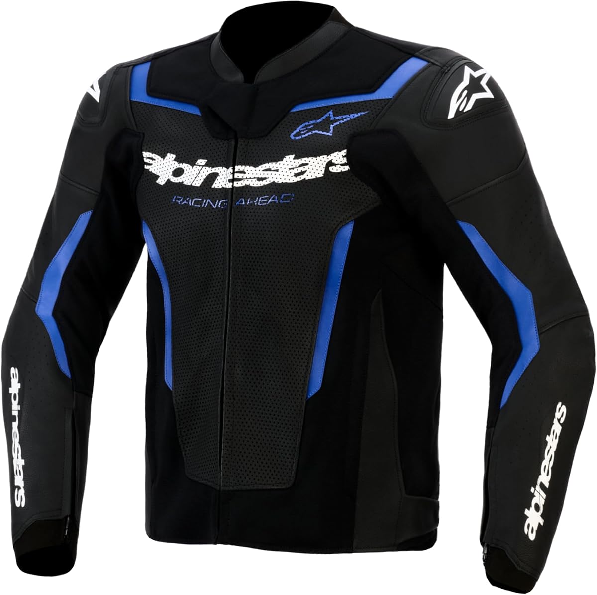 Chaqueta de cuero GP Force V2 Airflow, motociclista para hombre, ventilación perforada, Tech-Air Ready
