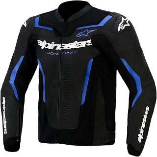 campera de cuero GP Force V2 Airflow, motociclista para hombre, ventilación perforada, Tech-Air Ready