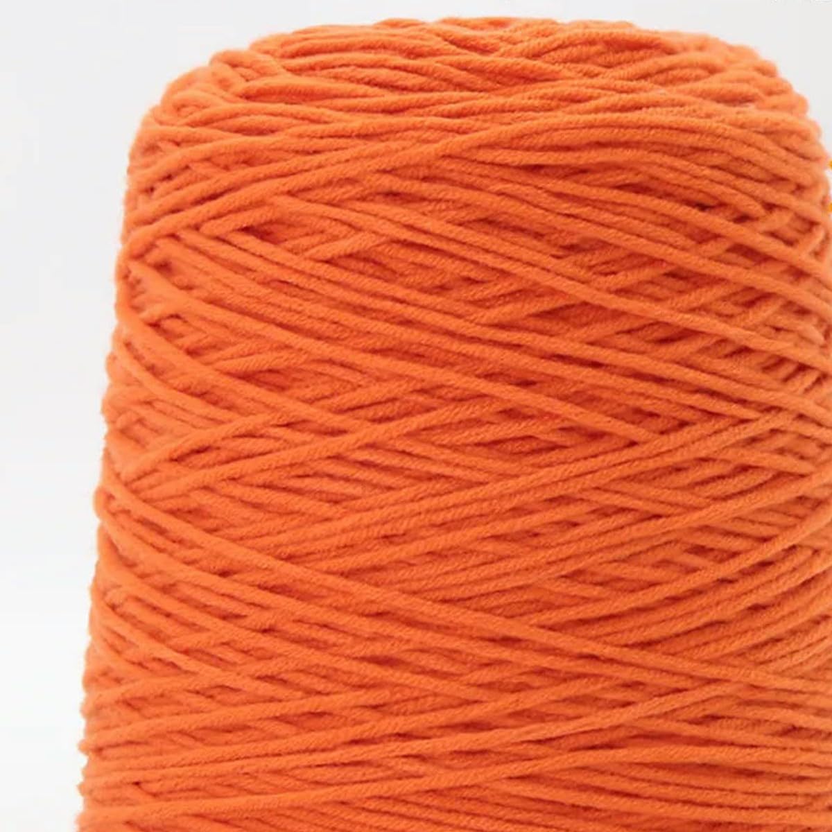 VICIYOO 400g Tufting Cylinder Yarn 8Strands of Milk Cotton Tufting Wool DIY Hand-woven Carpet Yarn Bulk