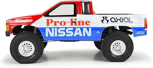 Miniatura 4 de Pro-line Racing 110 1987 Nissan Hardbody D21 transparente cuerpo 12.3" 12.323in WB Crawlers PRO360800 carrocería de automóvilcamión, alas y