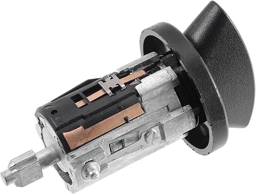 Miniatura 7 de X AUTOHAUX F85Z-11582-AA 1L3Z-11582-A Cilindro de bloqueo del interruptor de arranque de encendido del motor con 2 llaves para Ford F-150 1996-2004