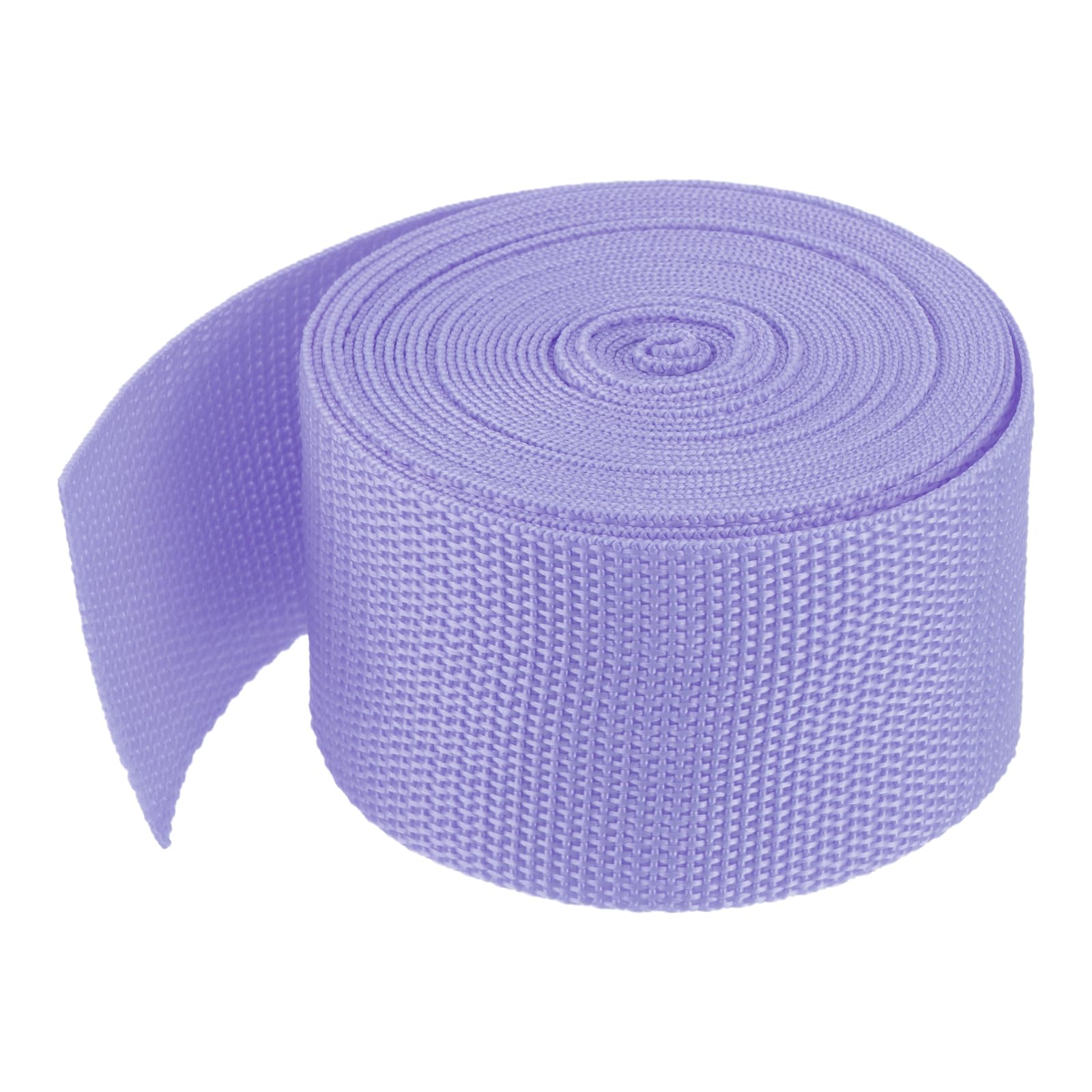 MECCANIXITY Lightweight Polypropylene Webbing Strap 2" 5 Yard Backpack Strapping Band Purple for Outdoor Luggage Cargo Straps