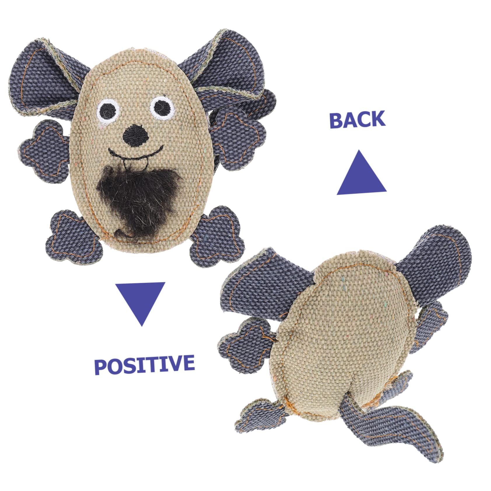 Toddmomy 10piezas Ratones De Catnip para Gatos Juguetes Interactivos Lona Morder y Jugar Accesorios para Mascotas