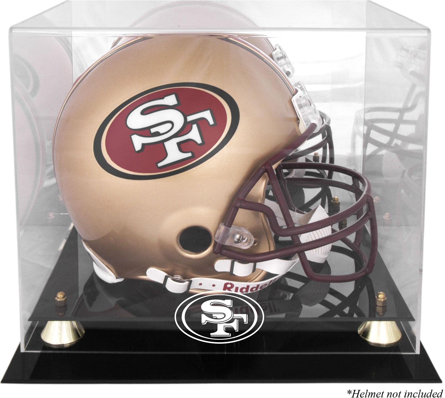 Amazon.com: San Francisco 49ers Helmet Display Case - Football Helmet Logo  Display Cases ''Case Only'' : Sports & Outdoors