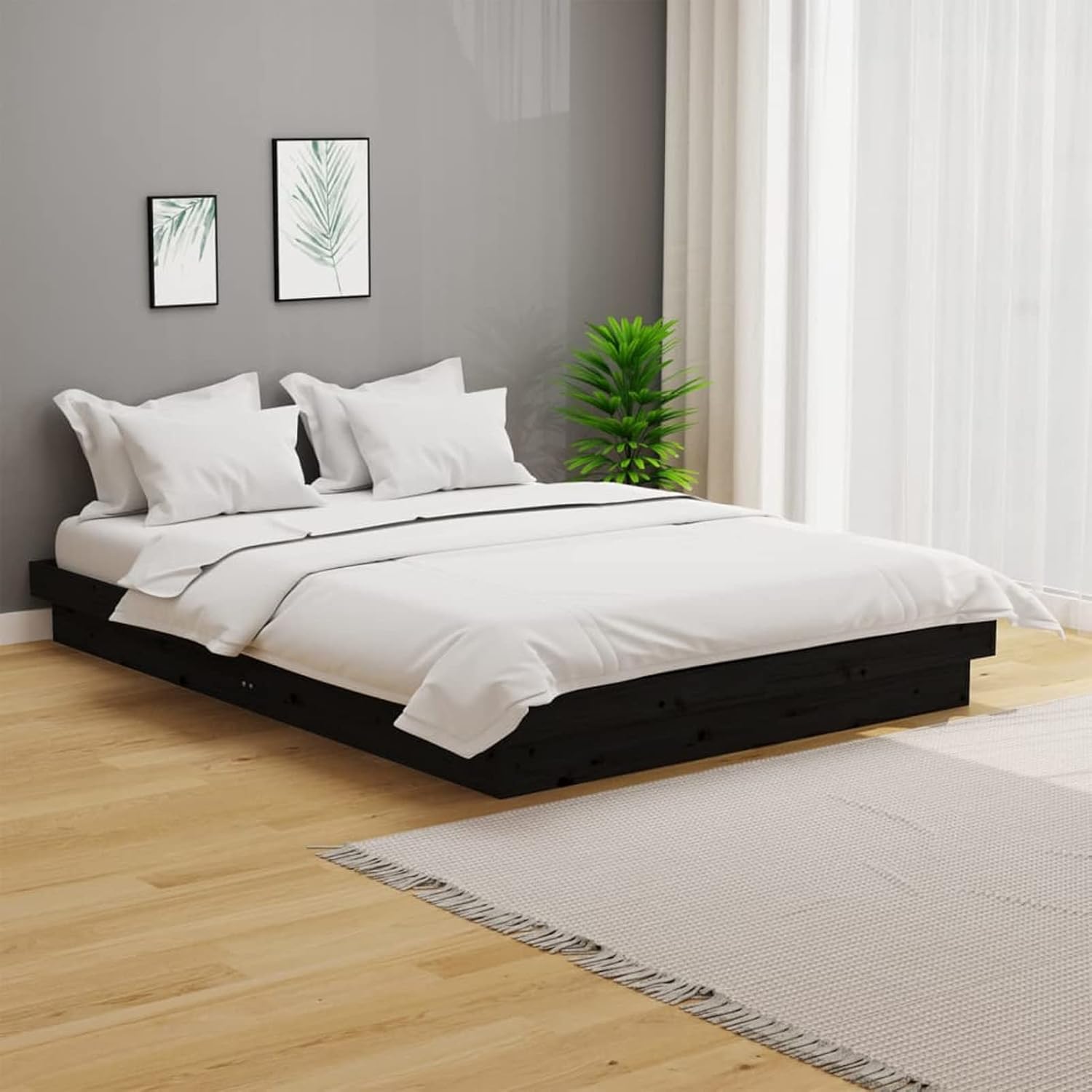 struttura letto matrimoniale in legno
