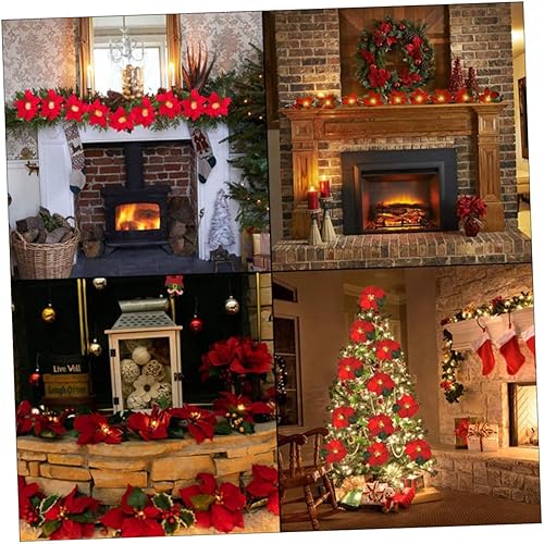 Miniatura 3 de NOLITOY 1 juego de luces de cadena de flores de Pascua decoración al aire libre goblincore decoración de habitación árbol luces interior