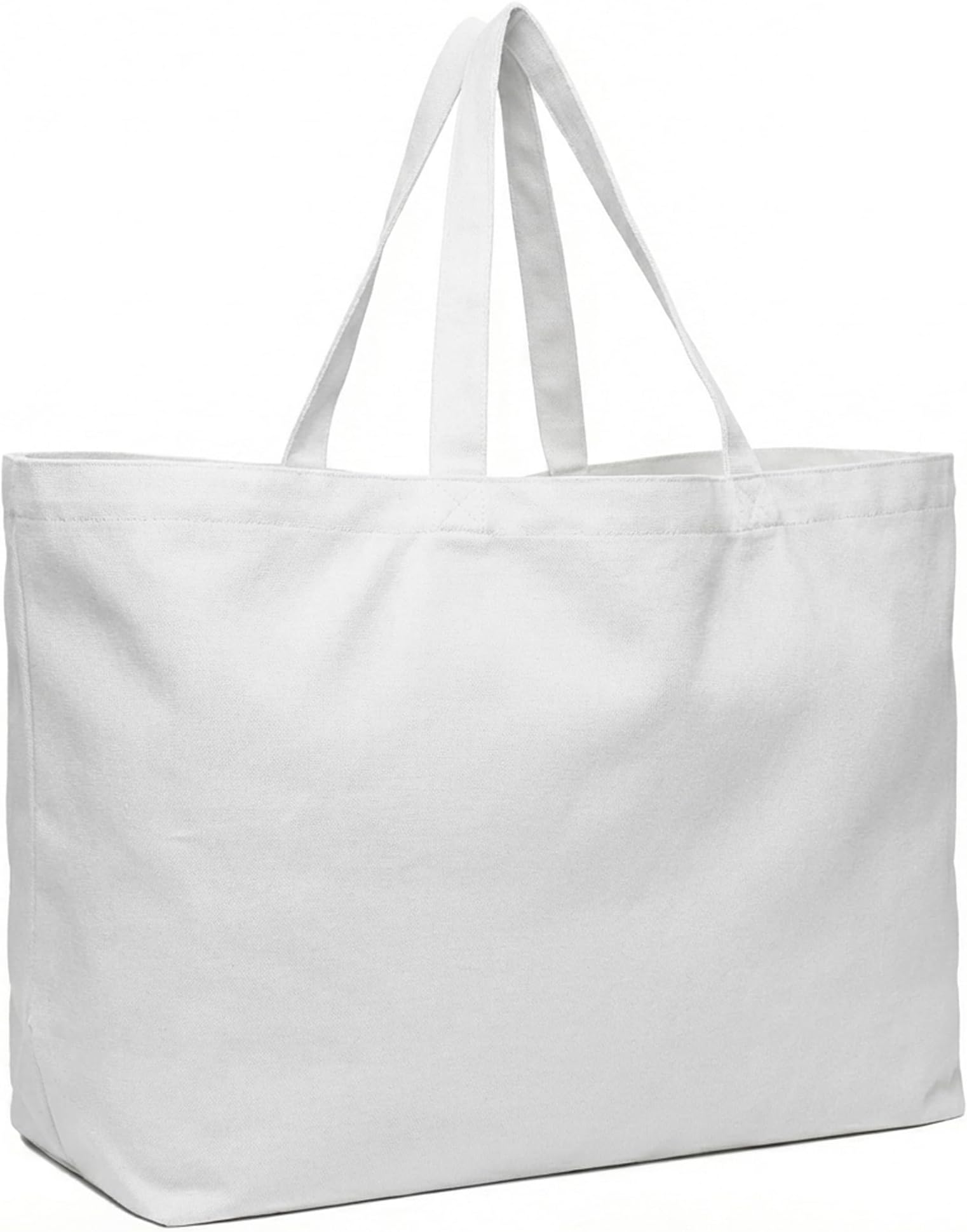 27" Large Canvas Tote Bag - Extra Big Largest Reusable