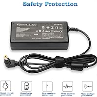 Vista 3 de Cargador adaptador de CA para Toshiba Tecra Z40-B1420, Z40T-A1410