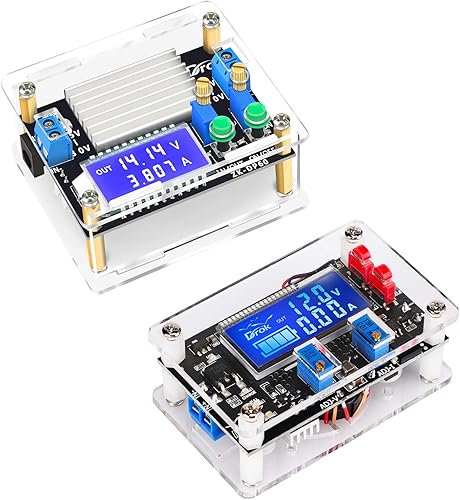 DROK Paquete de convertidor Buck Boost 4A 35W y 4A 60W DC