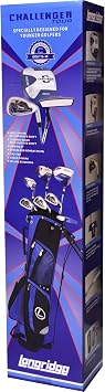 Longridge Challenger Cadet Junior Golf Club Set with Stand Bag – Premium Starter Package for Boys & Girls - Lightweight Kids Golf Package