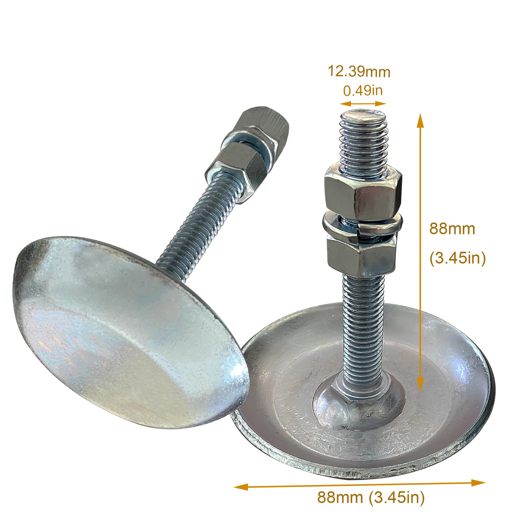 SEASAIL 2873423 Polaris Snow Plow Skid Shoes Compatible with RZR 900S 1000XP Trail Ranger General Sportsman Pioneer Rhino Mule, Set of 2