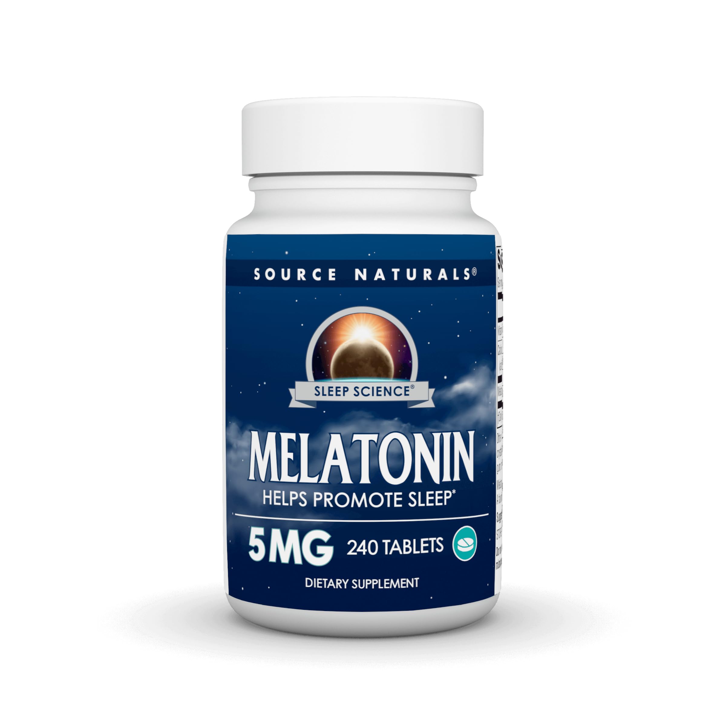 Melatonina Source Naturals 5 mg - 240 comprimidos