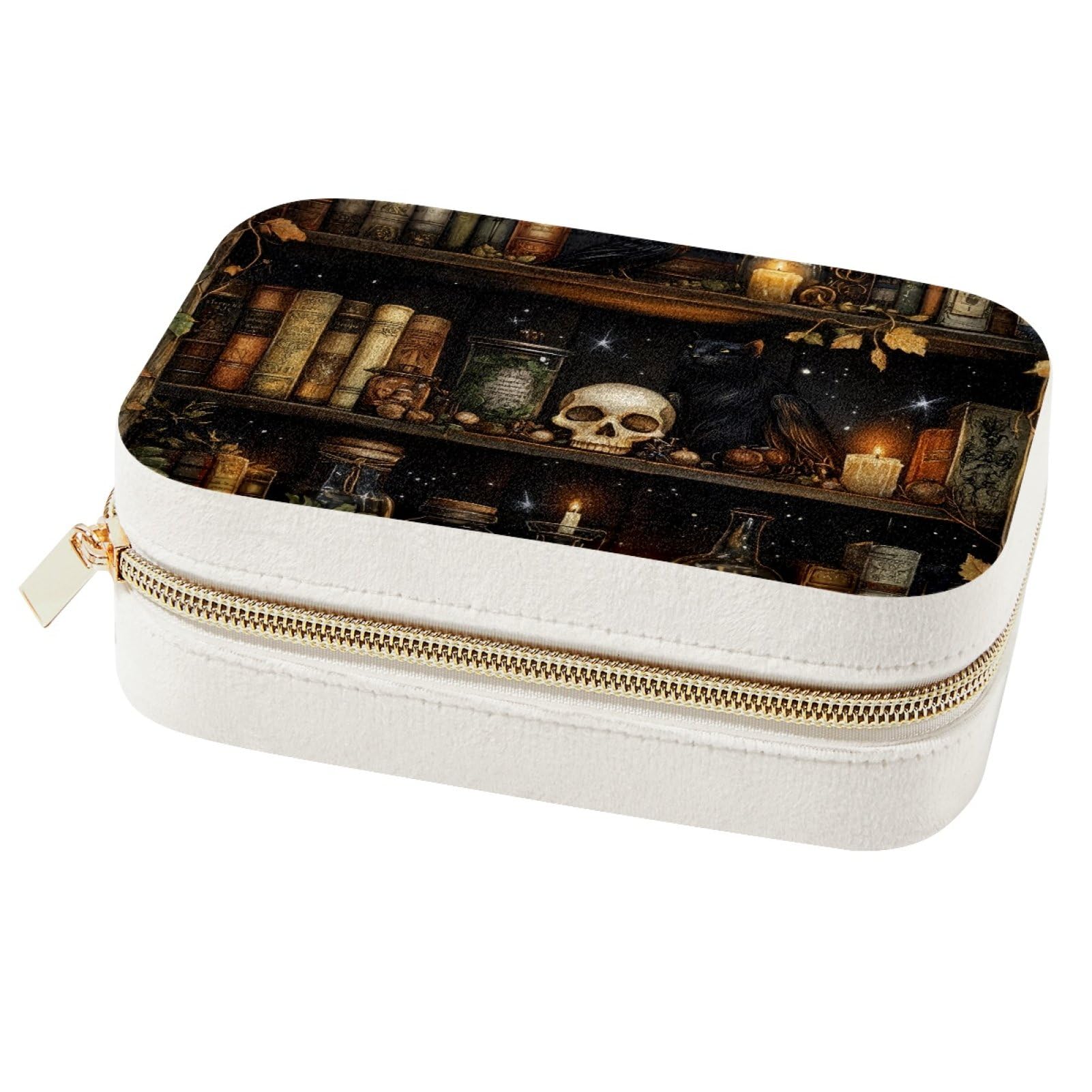 Boîte à bijoux de voyage pour boucles d'oreilles et bagues, rangement élégant en déplacement