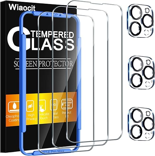 Miniatura 7 de Wiaocit Paquete de 3 protectores de lente de cámara de vidrio templado para iPhone Air, dureza 9H, antiarañazos, compatible con fundas