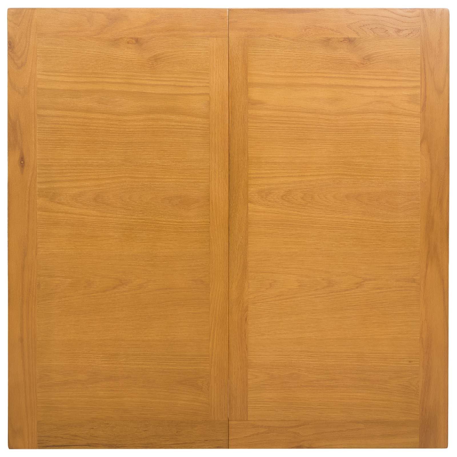 Genérico Conjunto de Comedor 5 uds. Negro Madera de Roble Sólido,Mobiliario,Conjuntos de Muebles,90 x 90 x 75 cm-3430346