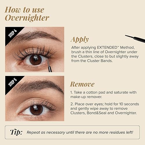 Miniatura 5 de VLuxe by iEnvy Extended Collection Extensión de pestañas para uso diario, larga duración, infalible y libre de manchas