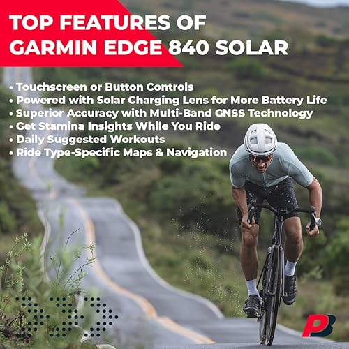 Miniatura 4 de Garmin Edge 840 GPS - Computadora de ciclismo  Pantalla táctil y botones, entrenamiento adaptativo específico y duración de la batería de 26 horas
