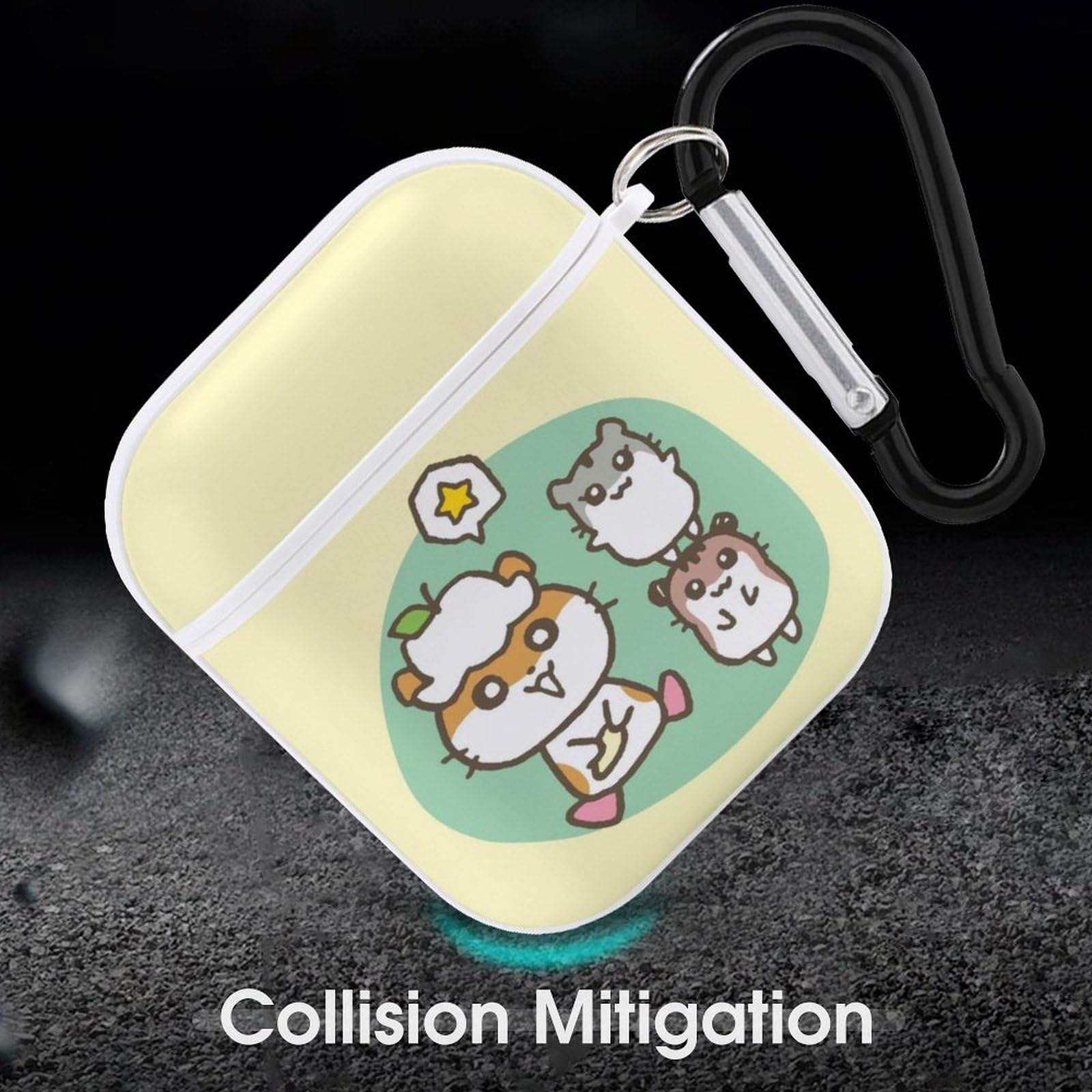 Apple - AirPods耳のみ 初代 クリリン Amazon | コロコロクリリン 【第1世代・第2世代 対応 透明