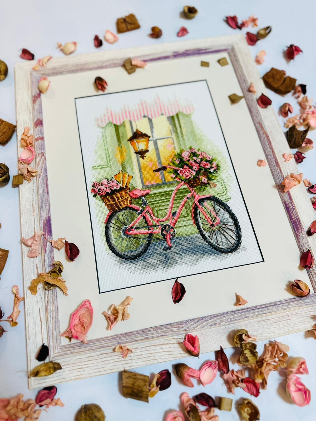 RIOLIS - Un viaggio floreale 2089, Punto croce 21x30, Punto croce kit da ricamare, Disegni da ricamare, Embroidery kit, Kit ricamo punto croce