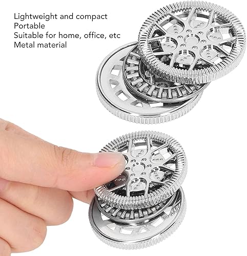 Miniatura 2 de Alomejor Juguete deslizante magnético para aliviar la ansiedad y el estrés, portátil y exquisito con patrón de cubo hueco para oficina y viajes en