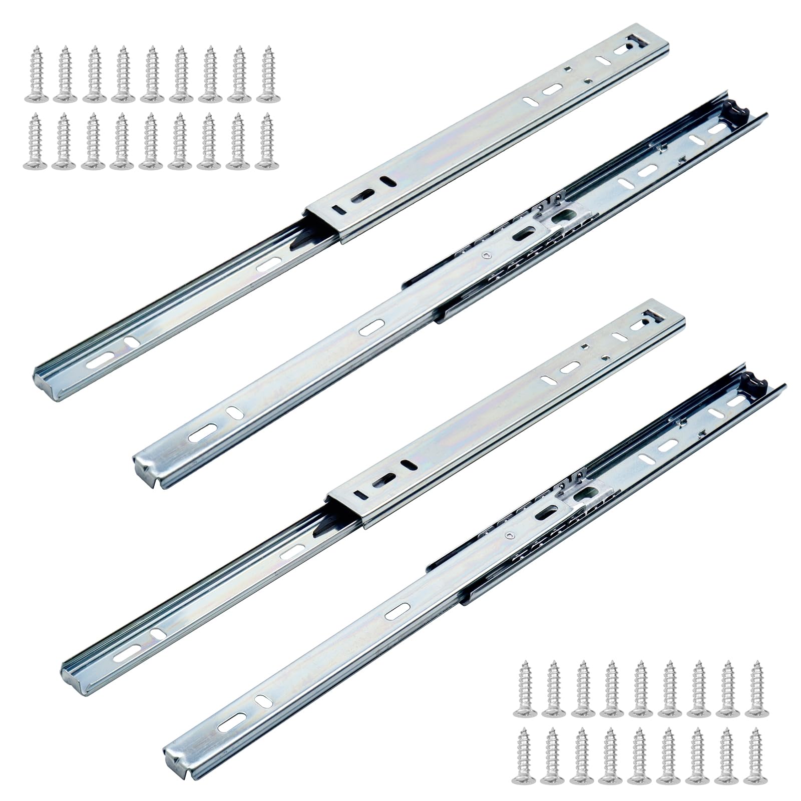 Coshar 15" Drawer Slides - Heavy Duty & Silent -16