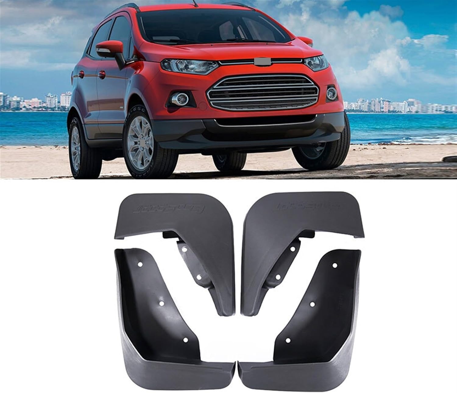 For fords EcoSports 2 MK2 2013~2020 2014 2015 2016 2017 2018 fenders Mudguard Mud Flaps Guard Splash Flap Car Accessories(Fit Before Facelift)
