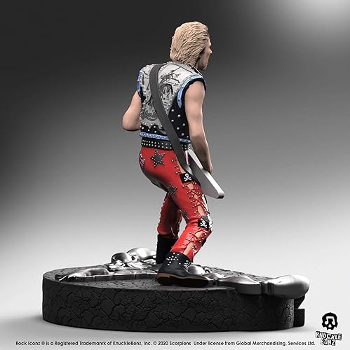 Miniatura 3 de Knucklebonz Rudolf Schenker (Scorpions) Estatua coleccionable de edición limitada - Icono del rock, con licencia oficial, incluye CoA