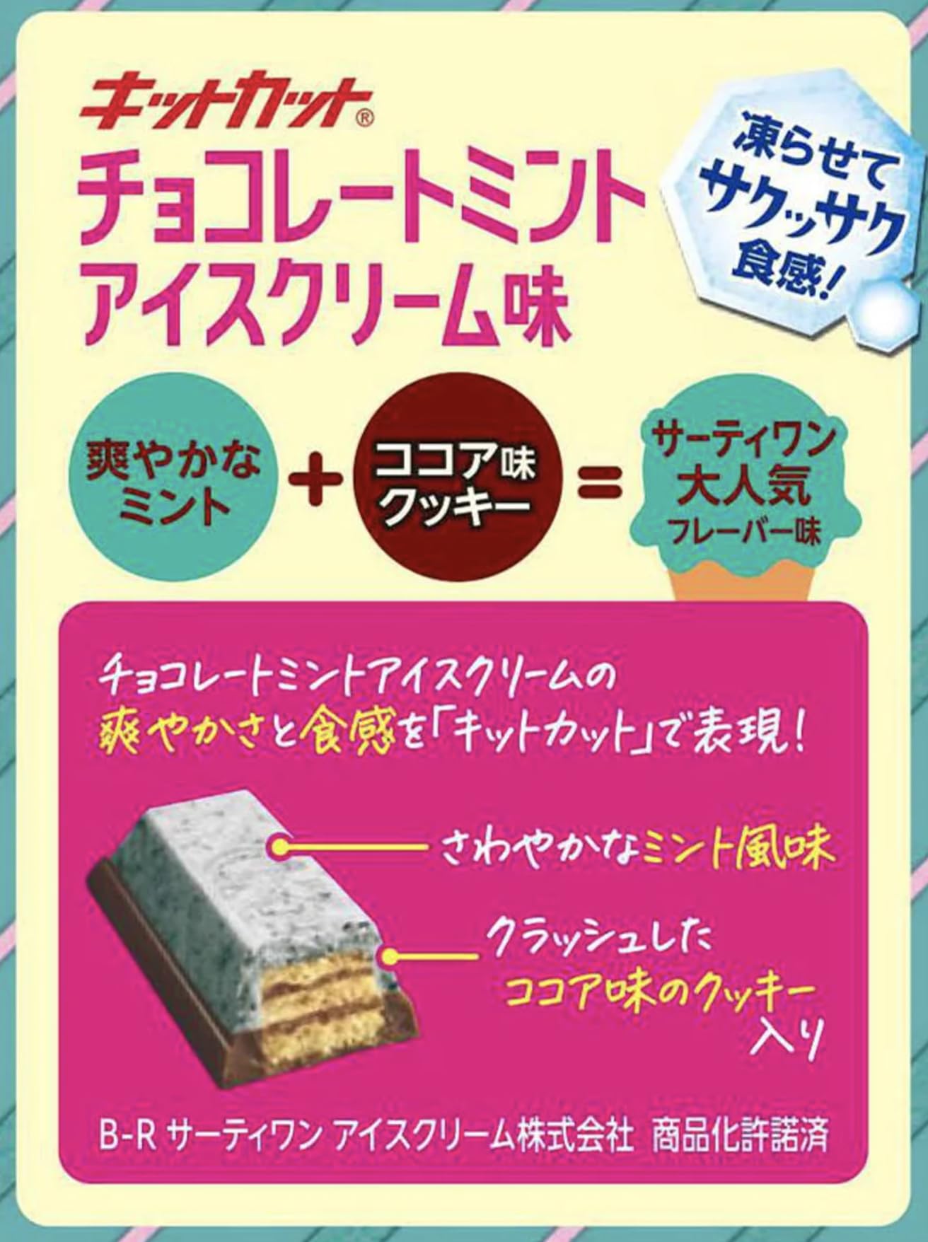 Amazon | OKURUX [3袋/チョコミント] キットカット ミニ チョコレート